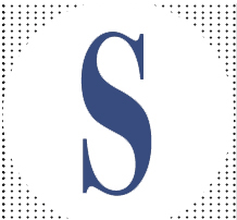Logo mit stilisiertem S